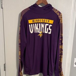 Zubaz Minnesota Vikings Hoodie - Size Large